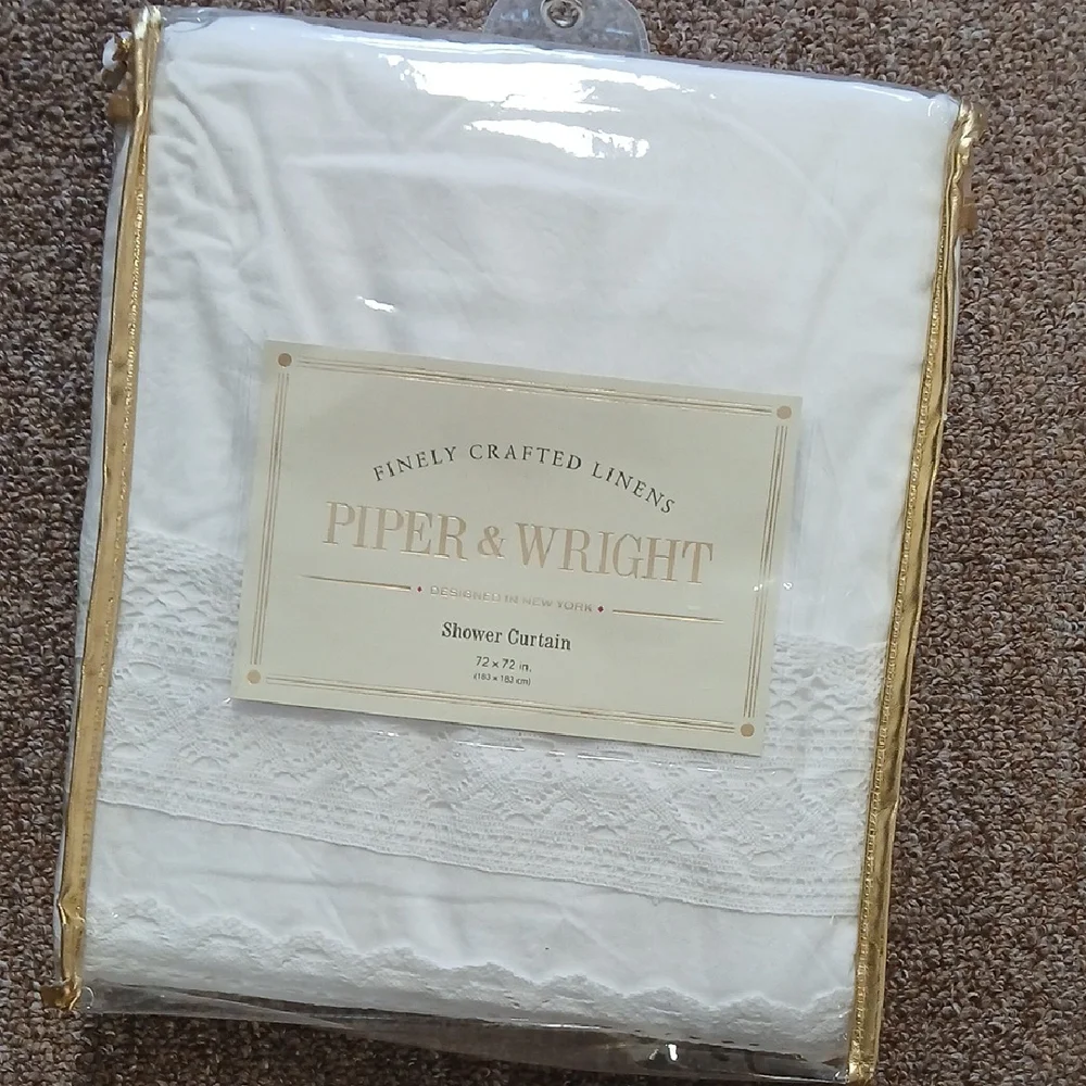 White Shower Curtain